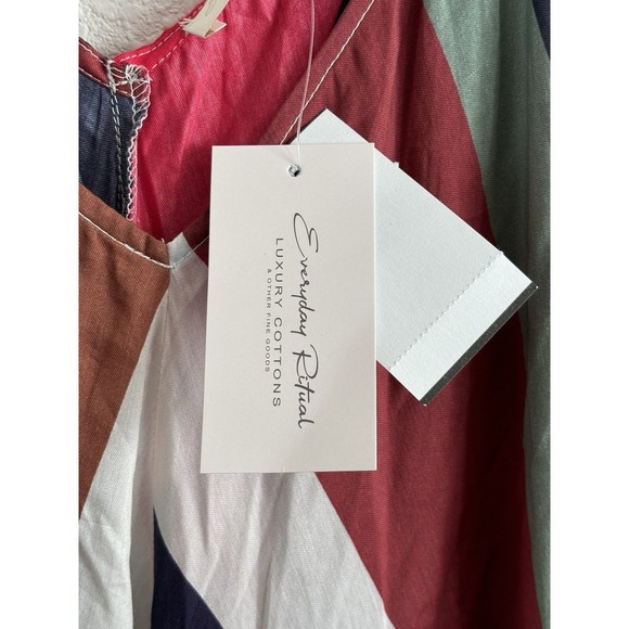 Everyday Ritual Sun & Sea Debbie Dress - Matisse Print Size Large NWT - Picture 6 of 11